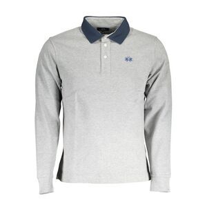 La Martina Brown Cotton Men Polo Men's Shirt